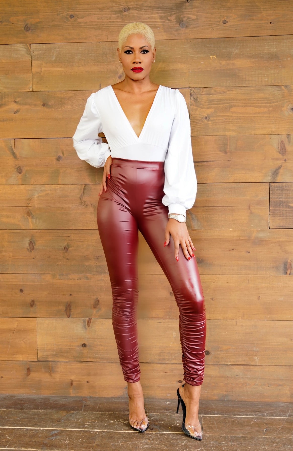 Red Leather Pants – Be Disrespectful