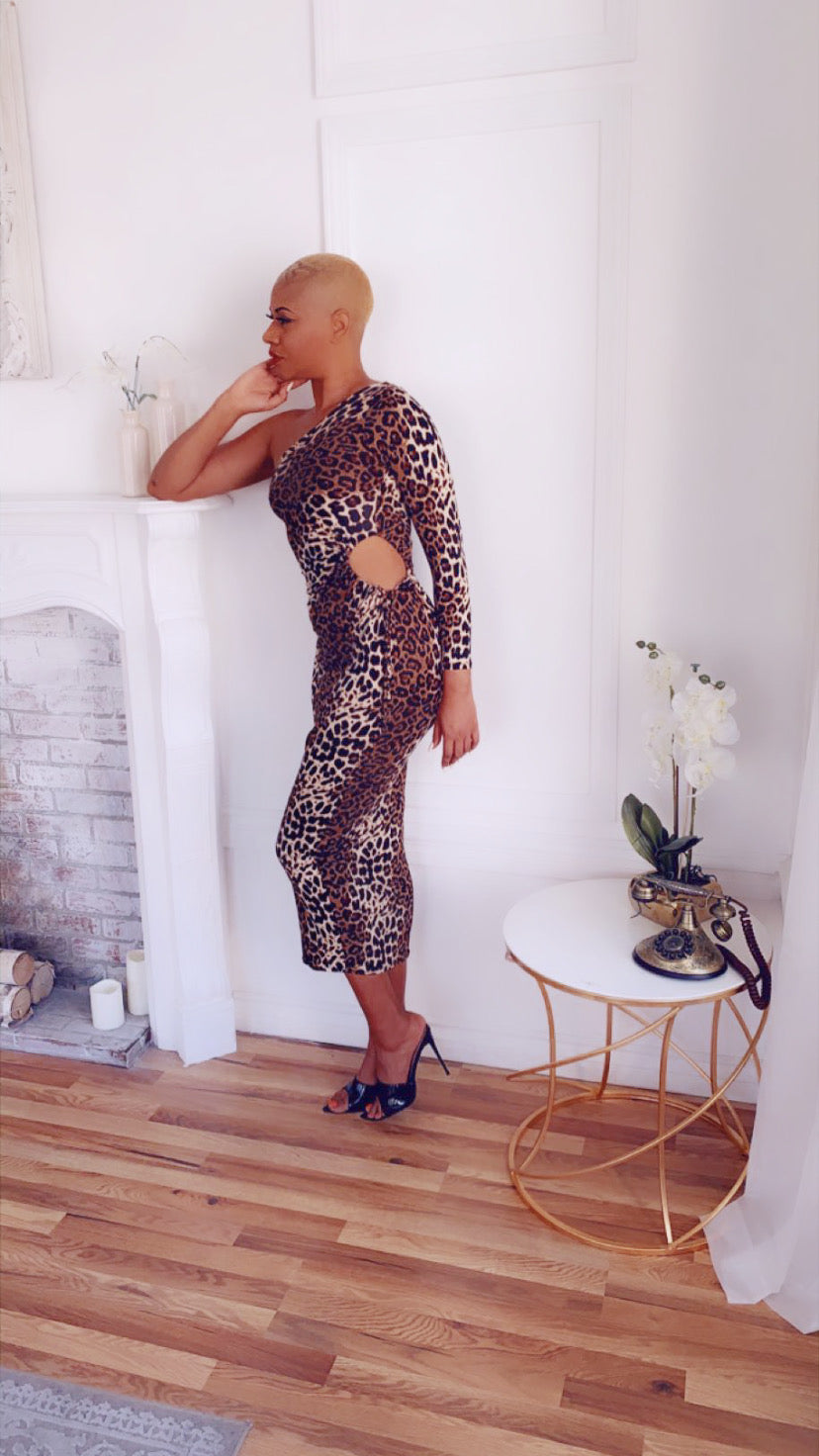 Cheetah  Print Midi